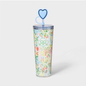 Roller Rabbit x Target 24oz Vacation Tumbler w/ Heart Straw